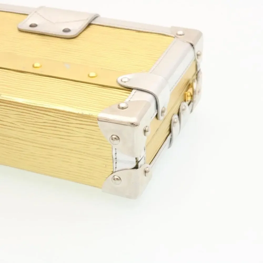 LOUIS VUITTON Epi Petite Mar Shoulder Bag Silver Gold M54652